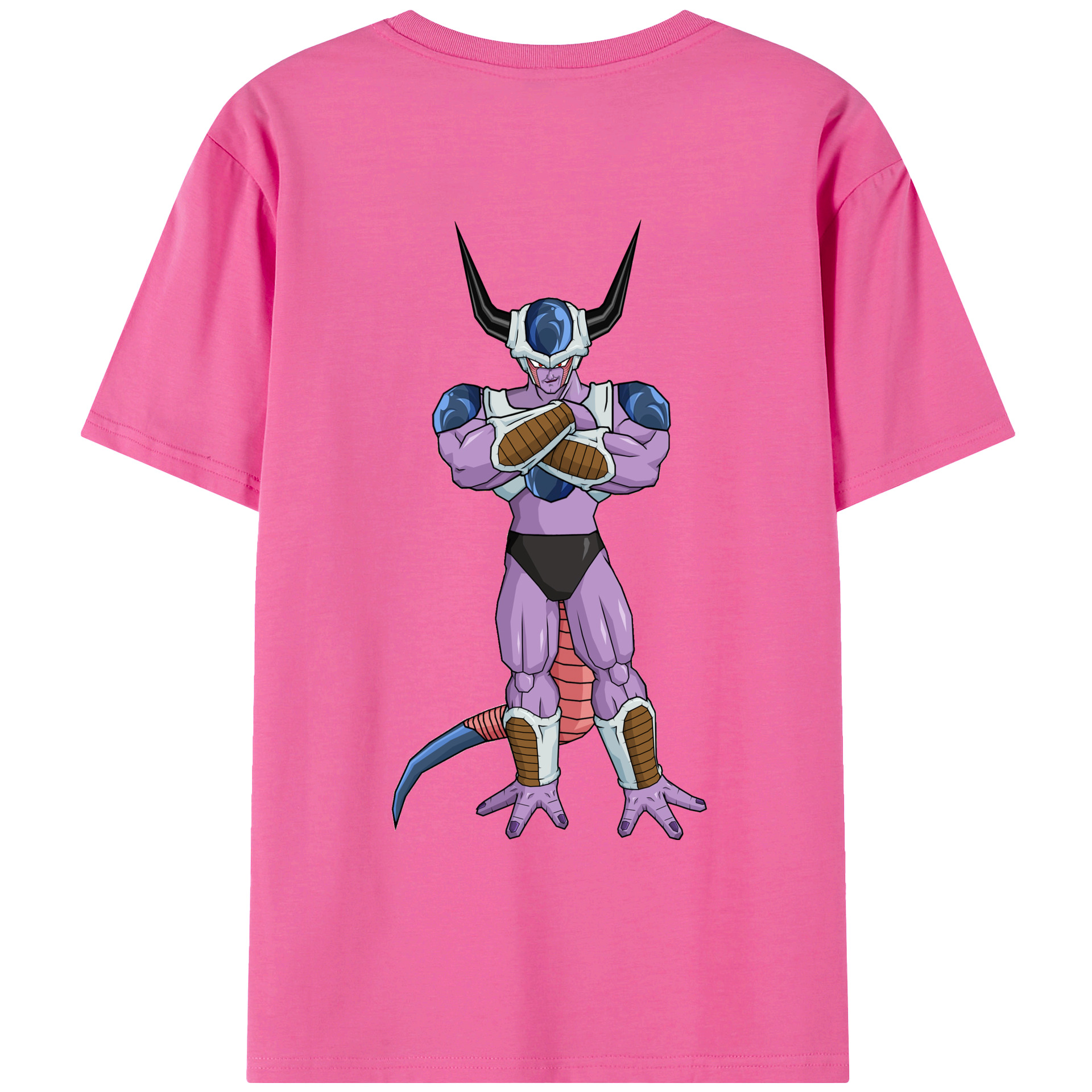 （画像用） ドラゴンボール フリーザ DRAGON BALL Frieza レディース半袖Tシャツ(バックプリント)